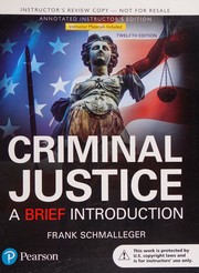 Cover of: Criminal Justice: A Brief Introduction