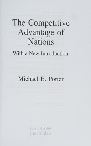 The Competitive Advantage of Nations