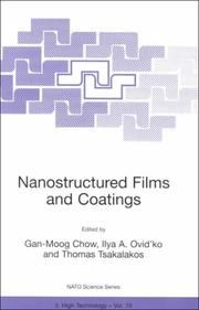 Cover of: Nanostructured Films and Coatings (NATO Science Partnership Sub-Series: 3:) | 