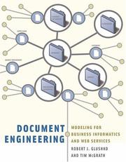 Cover of: Document Engineering by Robert J. Glushko, Tim McGrath