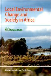 Cover of: Local environmental change and society in Africa