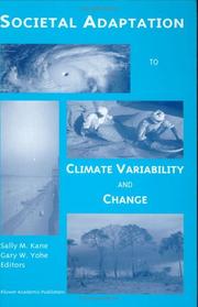Cover of: Societal Adaptation to Climate Variability and Change