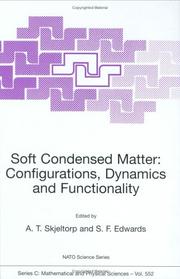 Cover of: Soft Condensed Matter: Configurations, Dynamics and Functionality (NATO Science Series C:)