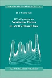 Cover of: IUTAM Symposium on Nonlinear Waves in Multi-Phase Flow