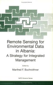 Cover of: Remote Sensing for Environmental Data in Albania: A Strategy for Integrated Management