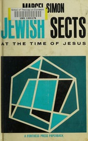 Cover of: Jewish sects at the time of Jesus