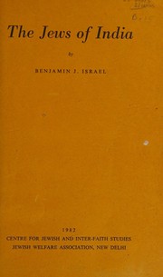 Cover of: The Jews of India by Maurice David Japheth