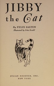 Cover of: Jibby the Cat by Felix Salten, Felix Salten