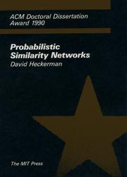 Cover of: Probabilistic similarity networks by David E. Heckerman