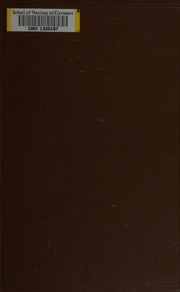 Cover of: The Johannine theology by George Barker Stevens, George Barker Stevens