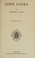 Cover of: John Locke (Second Edition)