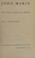 Cover of: John Marin;