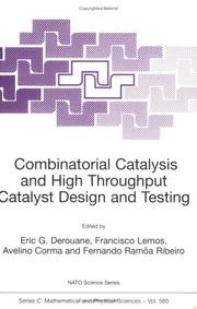 Cover of: Combinatorial Catalysis and High Throughput Catalyst Design and Testing (Nato Science Series: C Mathematical and Physical Sciences Volume 560)