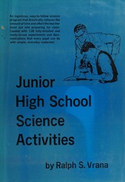 Front cover of Junior high school science activities by Ralph S. Vrana