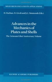 Cover of: Advances in the mechanics of plates and shells: the Avinoam Libai anniversary volume