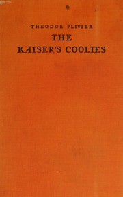 Cover of: The Kaiser's Coolies (1931)