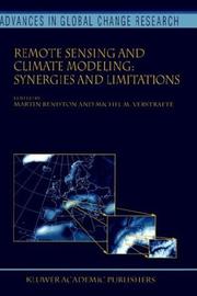 Cover of: Remote Sensing and Climate Modeling: Synergies and Limitations (Advances in Global Change Research)