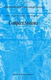 Cover of: Complex Systems (Nonlinear Phenomena and Complex Systems)