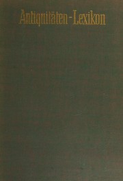 Cover of: KEYSERS ANTIQUITATEN-LEXIKON.