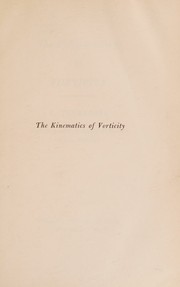 Cover of: The kinematics of vorticity by C. Truesdell, C. Truesdell