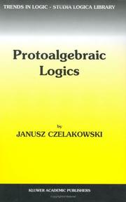 Cover of: Protoalgebraic Logics (Trends in Logic)