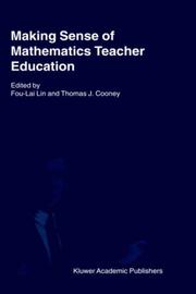 Cover of: Making Sense of Mathematics Teacher Education