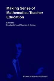 Cover of: Making Sense of Mathematics Teacher Education