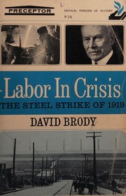 Cover of: Labor in crisis: the steel strike of 1919