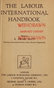 Cover of: The labour international handbook