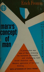 Cover of: La conception de l'homme chez Marx by Erich Fromm, Erich Fromm