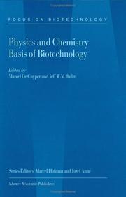 Cover of: Physics and Chemistry Basis of Biotechnology, Volume 7