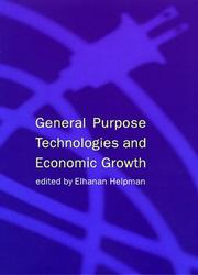Cover of: G eneral purpose technologies and economic growth