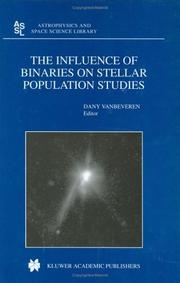 Cover of: Influence of Binaries on Stellar Population Studies by D. Vanbeveren