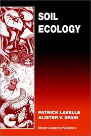 Cover of: Soil Ecology by P. Lavelle, A. Spain