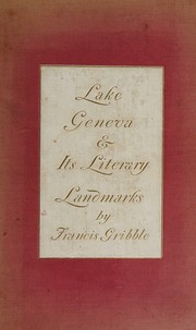 Cover of Lake Geneva and its literary landmarks.