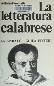 Cover of: La letteratura calabrese