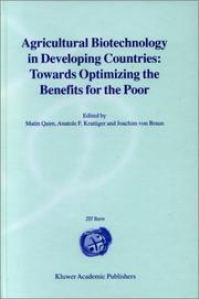 Cover of: Agricultural Biotechnology in Developing Countries by 