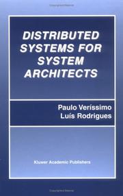 Cover of: Distributed Systems for System Architects (Advances in Distributed Computing and Middleware, Volume 1) (Advances in Distributed Computing and Middleware)