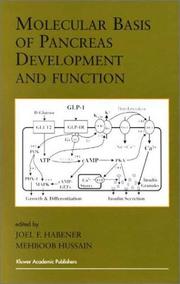 Cover of: Molecular Basis of Pancreas Development and Function (Endocrine Updates, Volume 11) (Endocrine Updates) by 