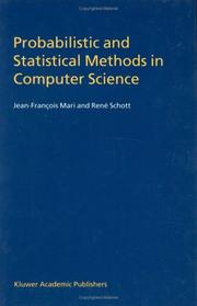Cover of: Probabilistic and Statistical Methods in Computer Science