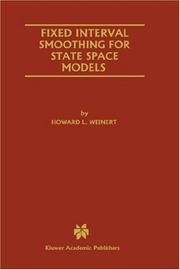 Cover of: Fixed Interval Smoothing for State Space Models