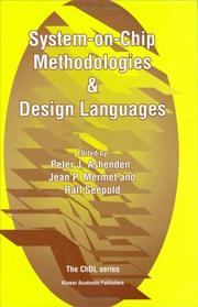 Cover of: System-on-Chip Methodologies & Design Languages (The Chdl Series)