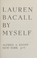 Cover of: Lauren Bacall By Myself