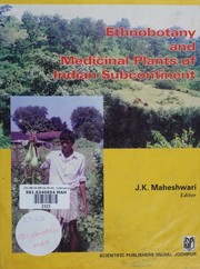 Cover of: Ethnobotany and medicinal plants of Indian subcontinent