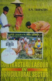 Cover of: Contractual labour in agricultural sector