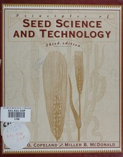 Cover of: Seed science and technology