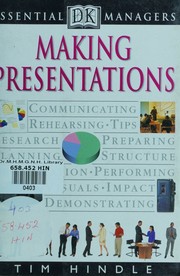 Cover of: Making presentations