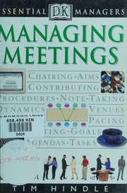 Cover of: Managing meetings