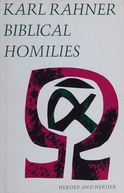 Cover of: Biblical homilies