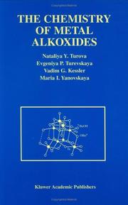 Cover of: The Chemistry of Metal Alkoxides | 